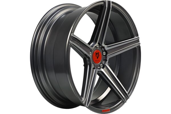 mbDESIGN KV1 DC | 19x9,5 | 5x100 | ET30 | grau glnzend poliert