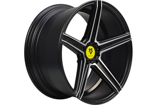 mbDESIGN KV1 DC | 19x9,5 | 5x100 | ET30 | schwarz matt poliert