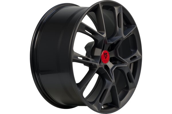 mbDESIGN KX1  | 20x8,5 | 5x108 | ET45 | schwarz stumpfmatt