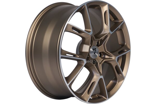 mbDESIGN KX1  | 20x8,5 | 5x108 | ET45 | bronze light matt...