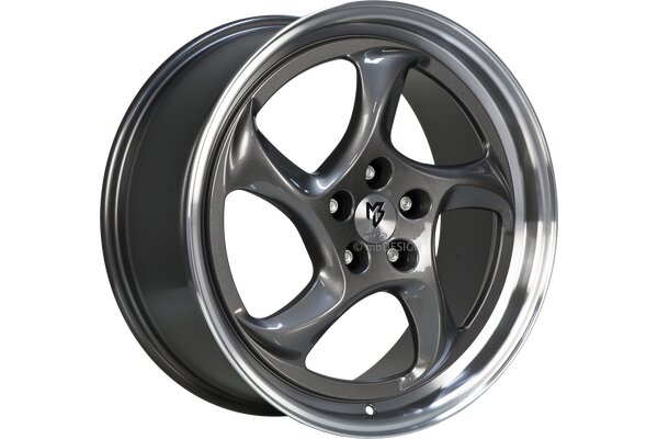 mbDESIGN TURBO  | 19x8,5 | 5x100 | ET30 | grau glnzend...