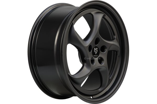 mbDESIGN TURBO  | 19x8,5 | 5x100 | ET30 | schwarz stumpfmatt